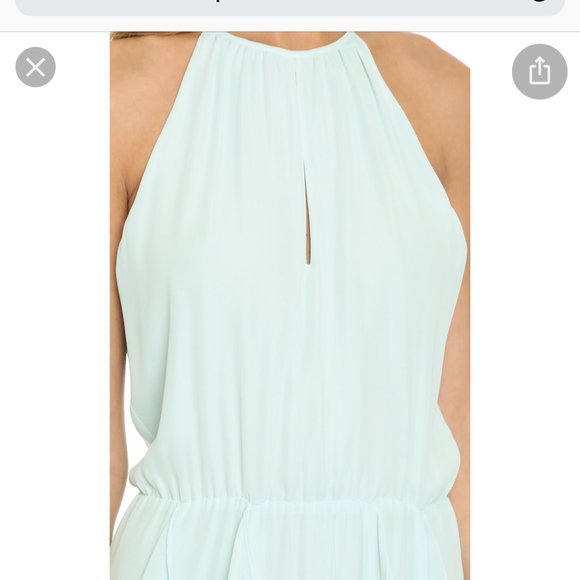 PARKER NWT Dress S Farall (Fiji blue/green) - Picture 3 of 8